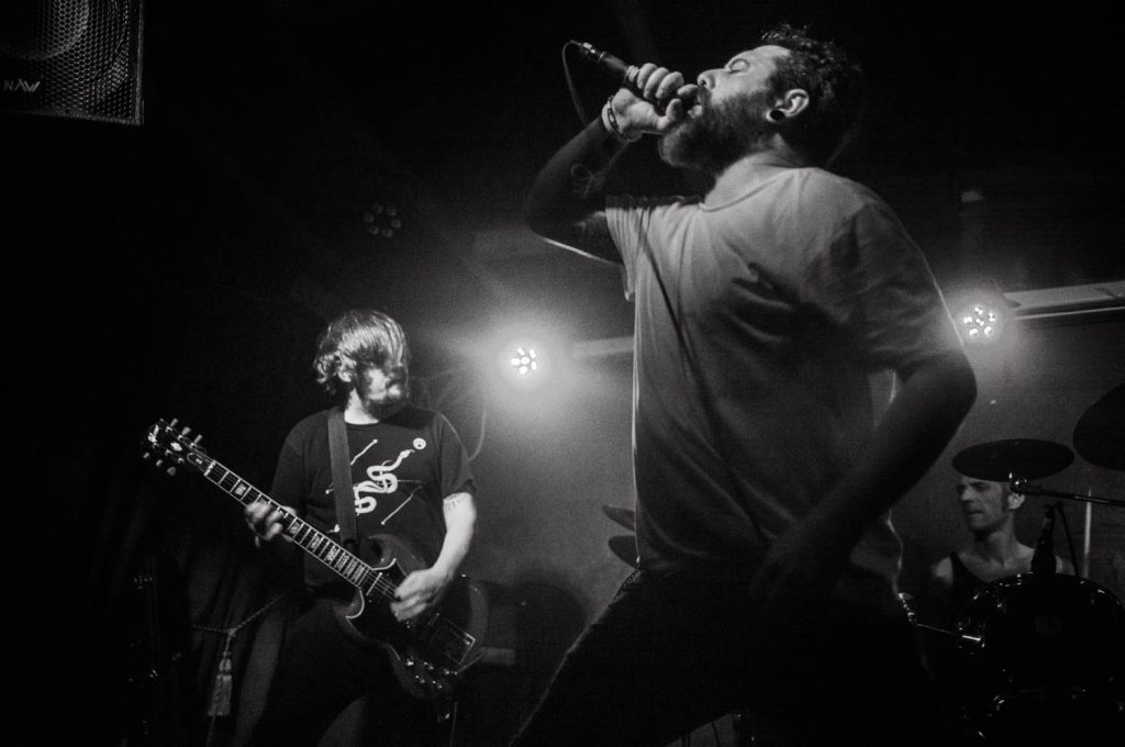 Potence on stage at Chmury.