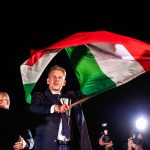 Peter Magyar speaks to supporters after winning election to become Prime Minister of Hungary.