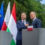 Péter Magyar and Donald Tusk meet. Warsaw, Poland NSM2026134G0520-L1002887_5000_300dpi_1500_72dpi